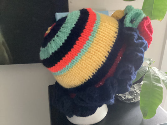 Colorful Ruffle Hat