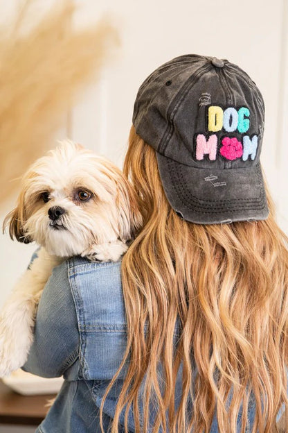 Dog Mom Chenille Hat