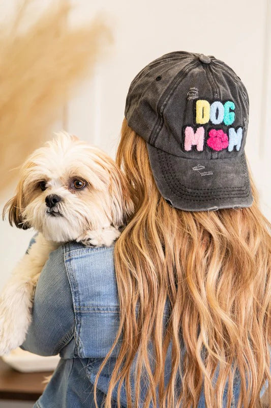 Dog Mom Chenille Hat